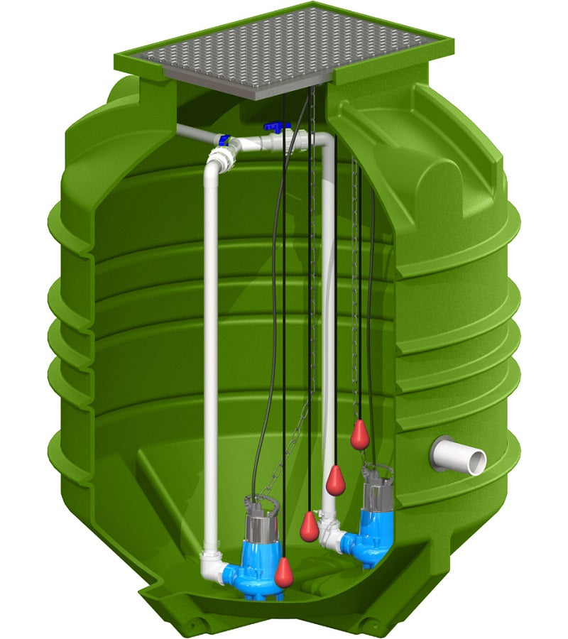 3000L Sewer Pumpstation Package Pump Stations Direct 3000l-sewer-pumpstation-package-pump-stations-direct
