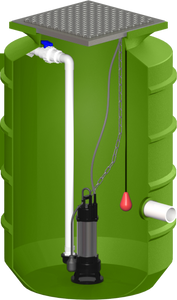 1125L Sewer Single Pumpstation