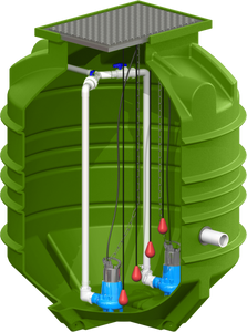 3000L Sewer Pumpstation Dual